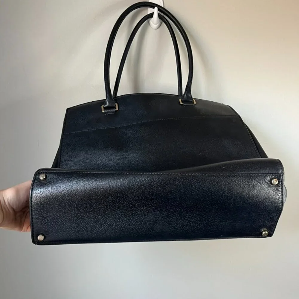 Kate Spade Grove Street Maeve Black Leather Bag